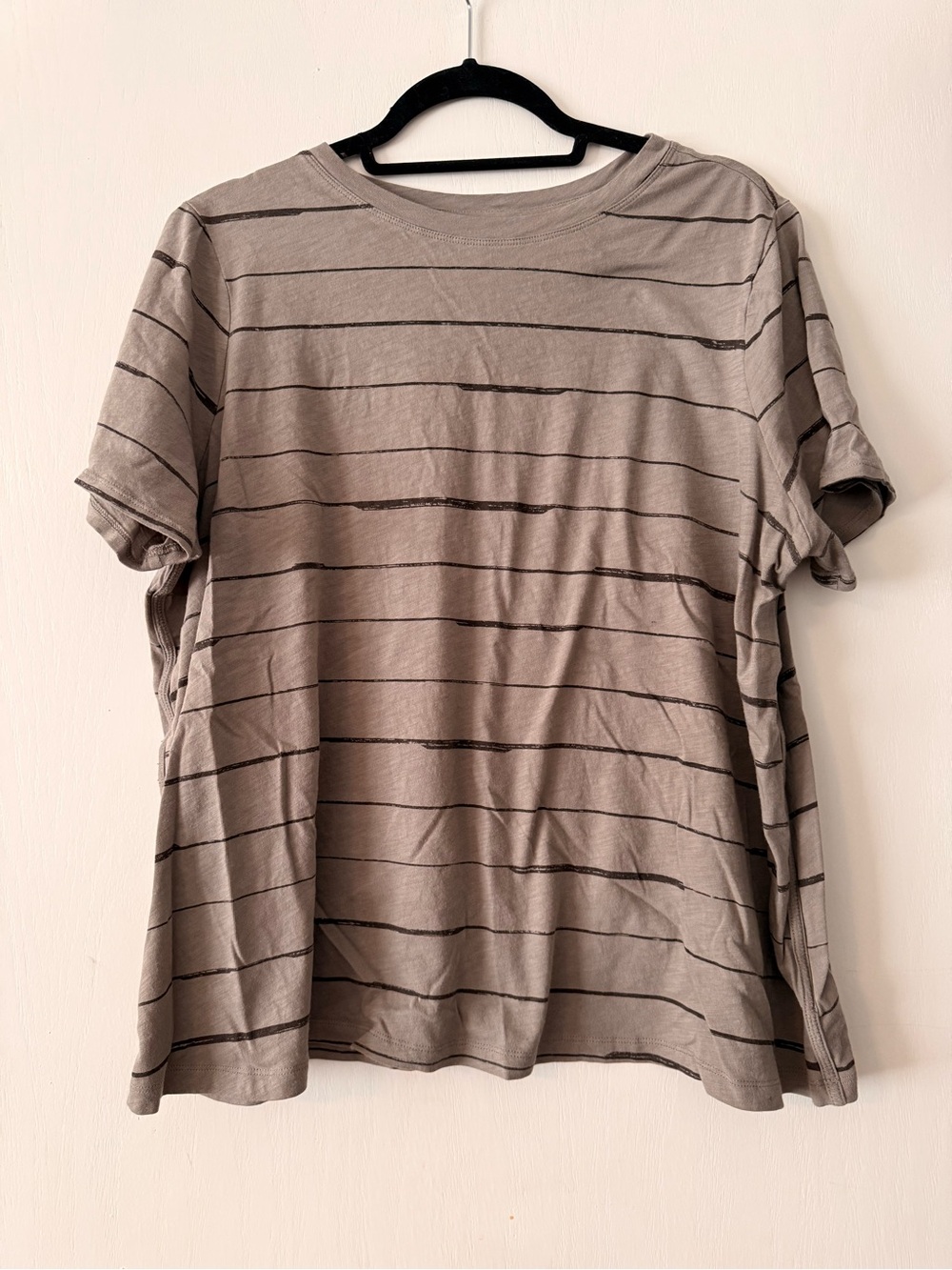 Women’s Organic Daily Striped Short -Sleeve Tee